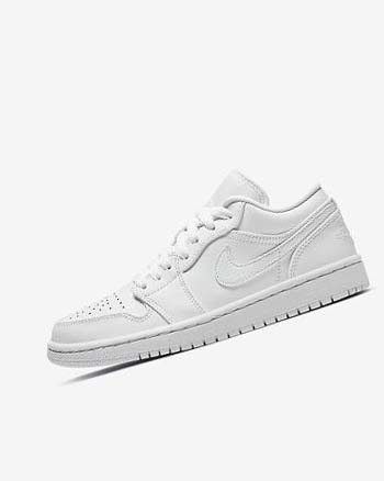 Zapatillas Nike Air Jordan 1 Low Mujer Blancas Blancas Blancas | CO5174