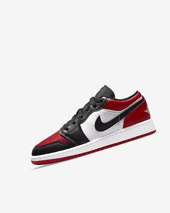 Zapatillas Nike Air Jordan 1 Low Niño Rojas Negras Blancas | CO2659