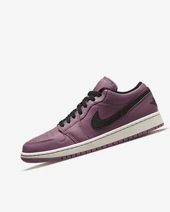 Zapatillas Nike Air Jordan 1 Low SE Mujer Beige Claro Negras | CO5258