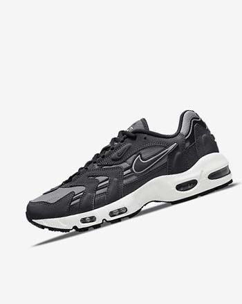 Zapatillas Nike Air Max 96 II Hombre Gris Gris Oscuro Blancas Negras | CO1192