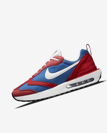 Zapatillas Nike Air Max Dawn Hombre Azul Real Rojas Beige Claro Blancas | CO2917