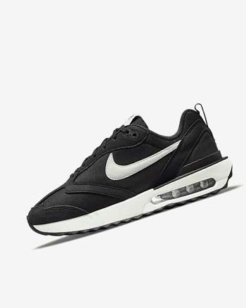 Zapatillas Nike Air Max Dawn Mujer Negras Metal Plateadas Naranjas Blancas | CO5387