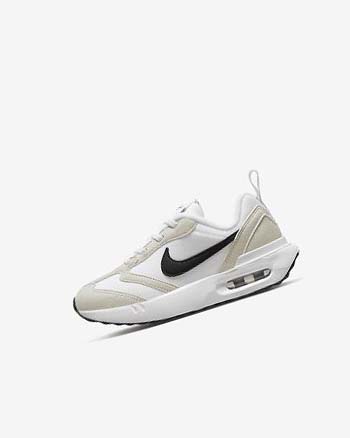 Zapatillas Nike Air Max Dawn Niña Blancas Beige Claro Negras | CO4875