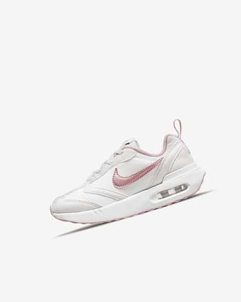 Zapatillas Nike Air Max Dawn Niña Blancas Blancas Negras Rosas | CO5204