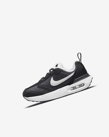 Zapatillas Nike Air Max Dawn Niña Negras Metal Plateadas Naranjas Blancas | CO2441