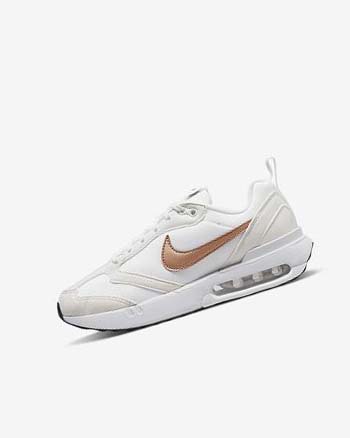 Zapatillas Nike Air Max Dawn Niño Blancas Blancas Metal Rojas Marrones | CO4777