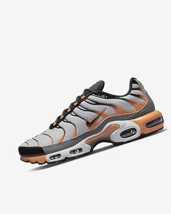 Zapatillas Nike Air Max Plus Hombre Gris Gris Amarillo Oscuro Negras | CO5490