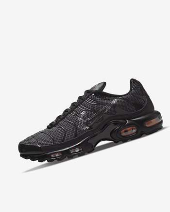 Zapatillas Nike Air Max Plus Hombre Negras Naranjas Gris Blancas | CO4872