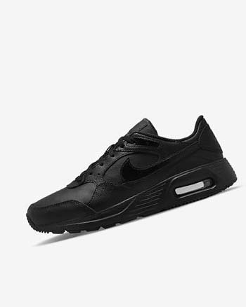 Zapatillas Nike Air Max SC Cuero Hombre Negras Negras Negras | CO2215