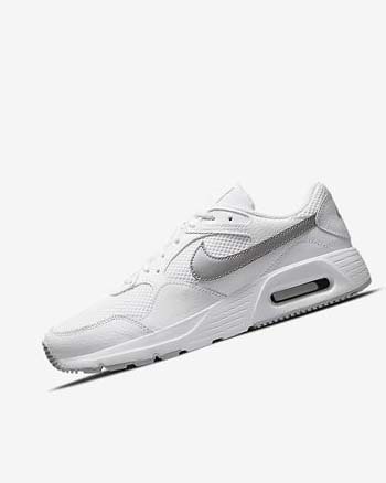 Zapatillas Nike Air Max SC Mujer Blancas Plateadas Metal Plateadas | CO2567