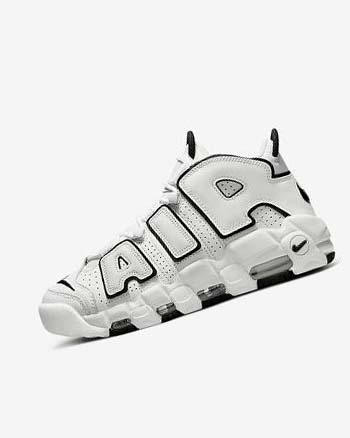 Zapatillas Nike Air More Uptempo Mujer Blancas Negras | CO5603