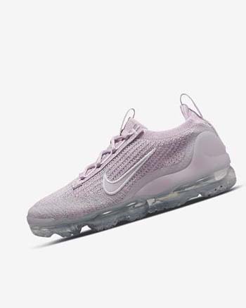 Zapatillas Nike Air VaporMax 2021 FK Mujer Rosas Claro Blancas Metal Plateadas Moradas | CO2625