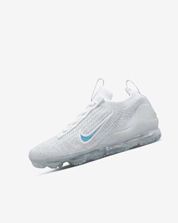 Zapatillas Nike Air VaporMax 2021 FK Niña Blancas Blancas | CO4749