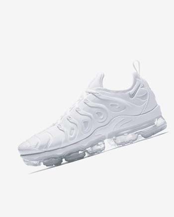 Zapatillas Nike Air VaporMax Plus Hombre Blancas Plateadas Blancas | CO4583