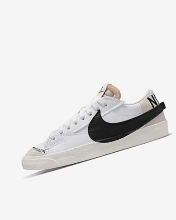 Zapatillas Nike Blazer Low '77 Jumbo Hombre Blancas Blancas Negras | CO1207