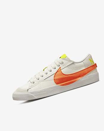 Zapatillas Nike Blazer Low '77 Jumbo Mujer Verde Naranjas | CO4836