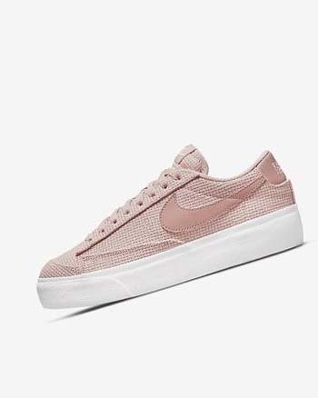 Zapatillas Nike Blazer Low Plataforma Mujer Rosas Blancas Rosas Rosas | CO2233