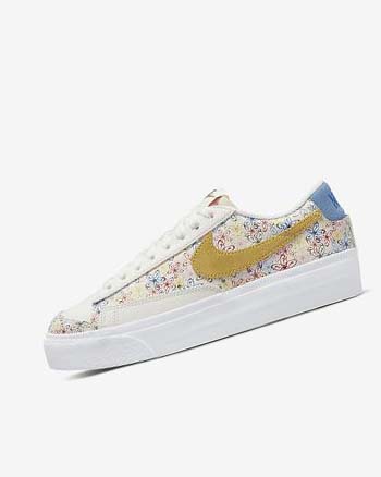 Zapatillas Nike Blazer Low Plataforma Mujer Azul Real Azules | CO3244