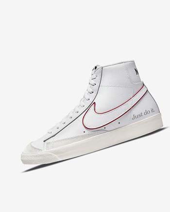 Zapatillas Nike Blazer Mid '77 Hombre Blancas Verde Metal Plateadas Rojas | CO3063