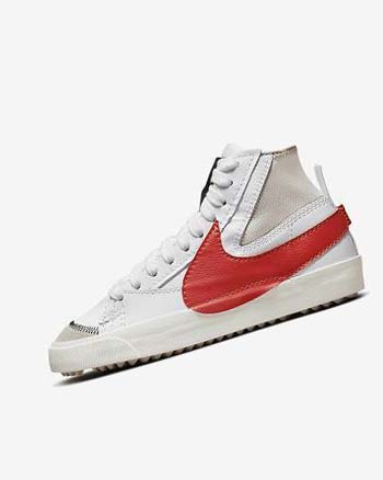 Zapatillas Nike Blazer Mid '77 Jumbo Hombre Blancas Blancas Rojas | CO4811