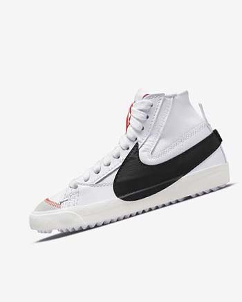 Zapatillas Nike Blazer Mid '77 Jumbo Mujer Blancas Blancas Negras | CO2674