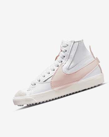 Zapatillas Nike Blazer Mid '77 Jumbo Mujer Blancas Rosas | CO4534