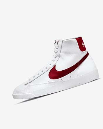 Zapatillas Nike Blazer Mid '77 Next Nature Mujer Blancas Negras Rojas | CO3066