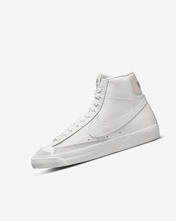 Zapatillas Nike Blazer Mid '77 Niño Blancas Marrones Claro Blancas | CO3241