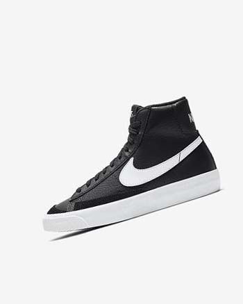 Zapatillas Nike Blazer Mid '77 Niño Negras Blancas Naranjas | CO3116