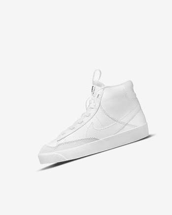Zapatillas Nike Blazer Mid '77 SE Dance Niño Blancas Blancas Negras Blancas | CO1151