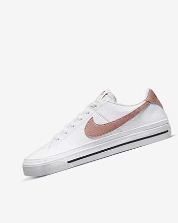 Zapatillas Nike Court Legacy Next Nature Mujer Blancas Naranjas Negras Rosas | CO2428