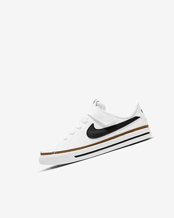 Zapatillas Nike Court Legacy Niño Blancas Marrones Claro Negras | CO3288