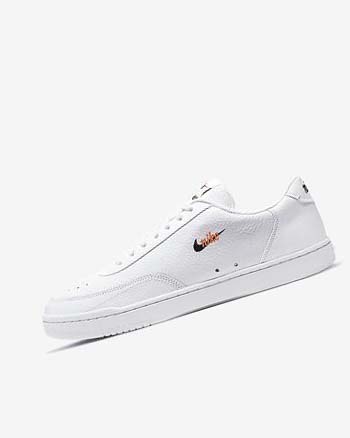 Zapatillas Nike Court Vintage Premium Hombre Blancas Naranjas Negras | CO2541