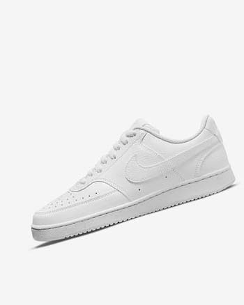 Zapatillas Nike Court Vision Low Next Nature Mujer Blancas Blancas Blancas | CO5068