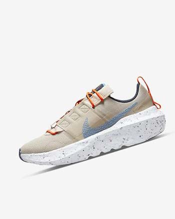 Zapatillas Nike Crater Impact Mujer Creme Blancas Azules Claro | CO2715