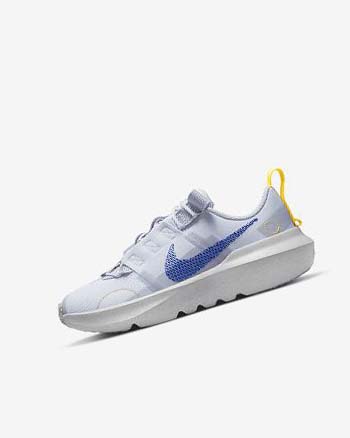 Zapatillas Nike Crater Impact Niña Gris Gris Naranjas Azul Real | CO3218