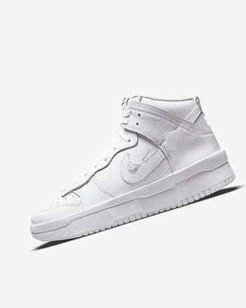 Zapatillas Nike Dunk High Up Mujer Blancas Negras Blancas | CO5424