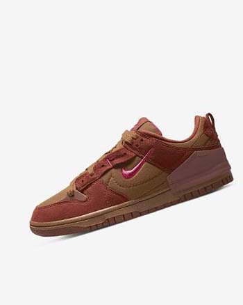 Zapatillas Nike Dunk Low Disrupt 2 Mujer Marrones Naranjas Rojas Rosas | CO5366