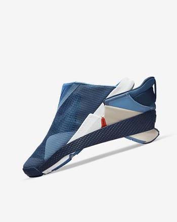 Zapatillas Nike Go FlyEase Hombre Azules Azules Blancas | CO2838
