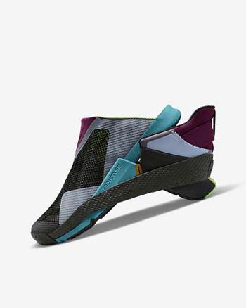 Zapatillas Nike Go FlyEase Mujer Negras Verde Claro Negras | CO5094