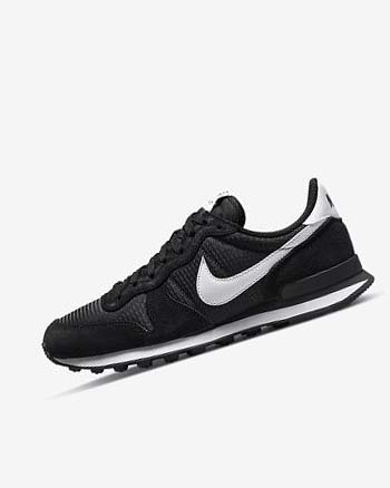 Zapatillas Nike Internationalist Mujer Negras Gris Oscuro Blancas | CO3154