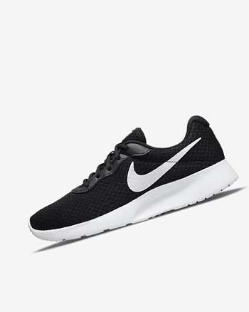 Zapatillas Nike Tanjun Mujer Negras Negras Blancas | CO3163