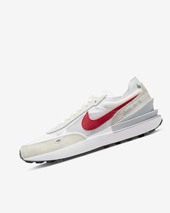 Zapatillas Nike Waffle One Hombre Blancas Plateadas Rojas | CO3082