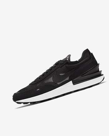 Zapatillas Nike Waffle One Hombre Negras Blancas Naranjas | CO2296
