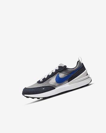 Zapatillas Nike Waffle One Niña Obsidian Oscuro Negras Azul Real | CO4764
