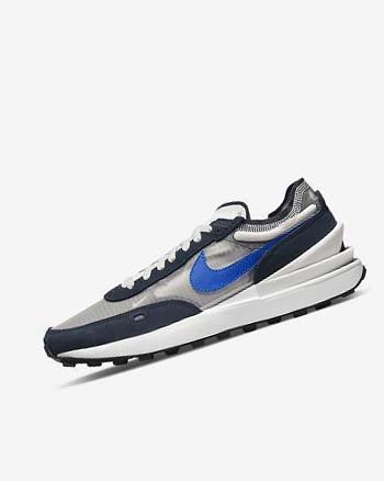 Zapatillas Nike Waffle One SE Hombre Obsidian Oscuro Negras Azul Real | CO2491