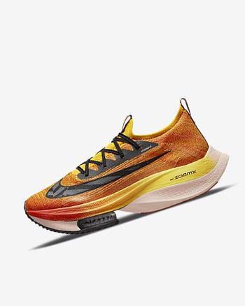 Zapatillas Running Nike Air Zoom Alphafly NEXT% Flyknit Ekiden Hombre Naranjas Naranjas Negras | CO4504