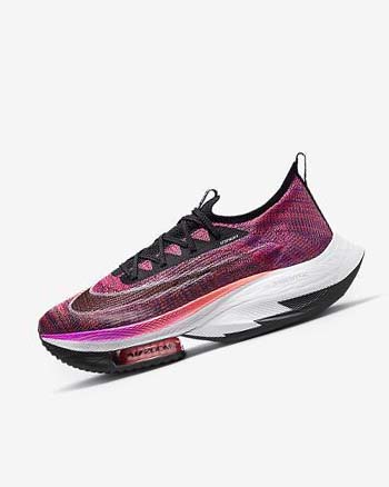 Zapatillas Running Nike Air Zoom Alphafly NEXT% Flyknit Hombre Moradas Rojas Negras Negras | CO5587