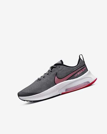 Zapatillas Running Nike Air Zoom Arcadia Niño Gris Negras Rojas | CO3133