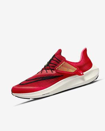 Zapatillas Running Nike Air Zoom Pegasus 39 FlyEase Hombre Rojas Gris Oscuro Negras | CO2943
